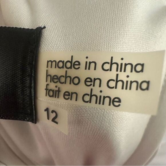 GUESS size 12 strapless black and white dress - Picture 7 of 9